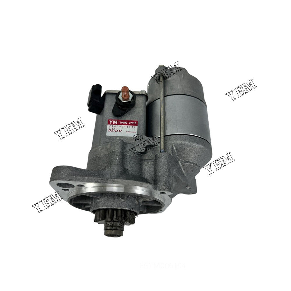 3TNV84 Starter Motor 13T 129407-77010 For Yanmar Engine 3TNV84 Starting Motor