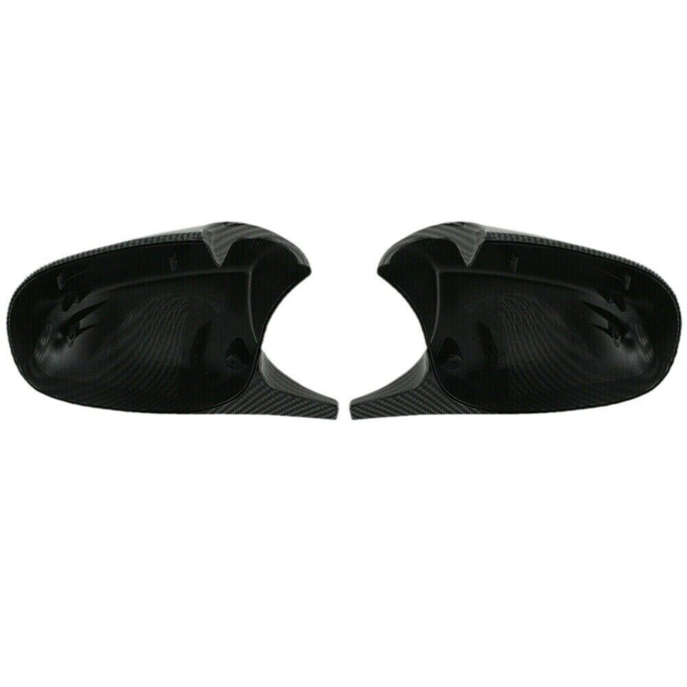 Carbon Fiber Color Mirror Cover Caps for BMW E90 E91 E92 E93 2007-13 Left Right