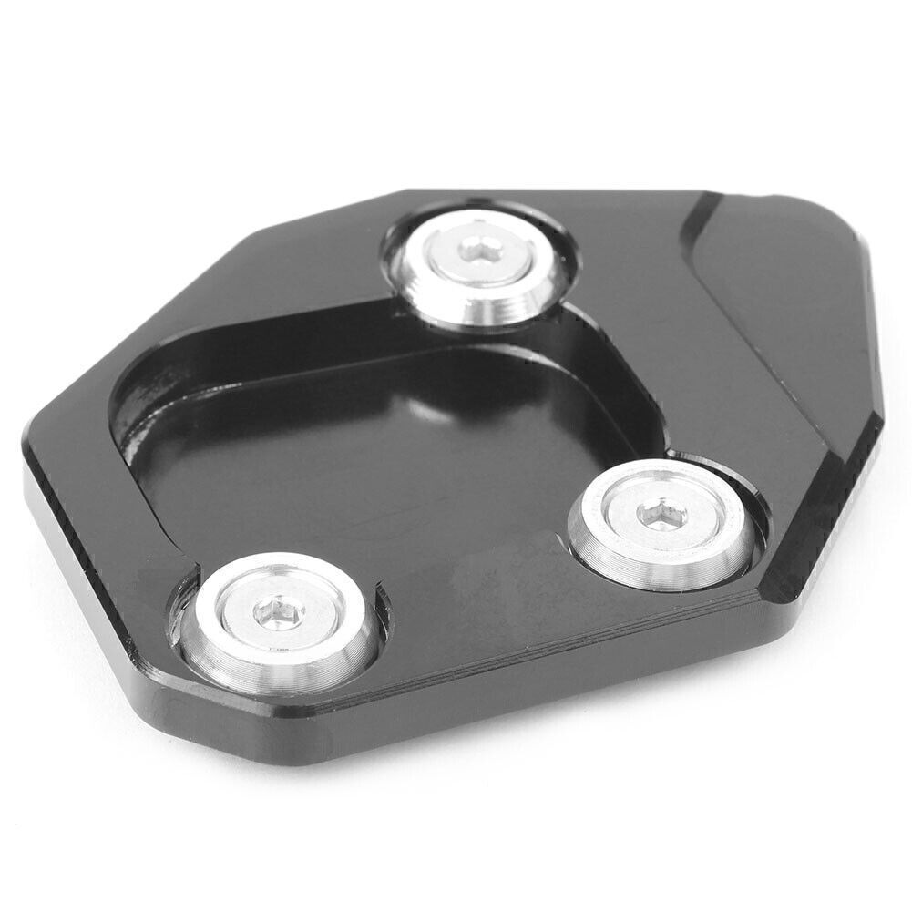 Kickstand Foot Stand Plate Pad Extension for HONDA CBR600RR F5 2007-2015 Black Q