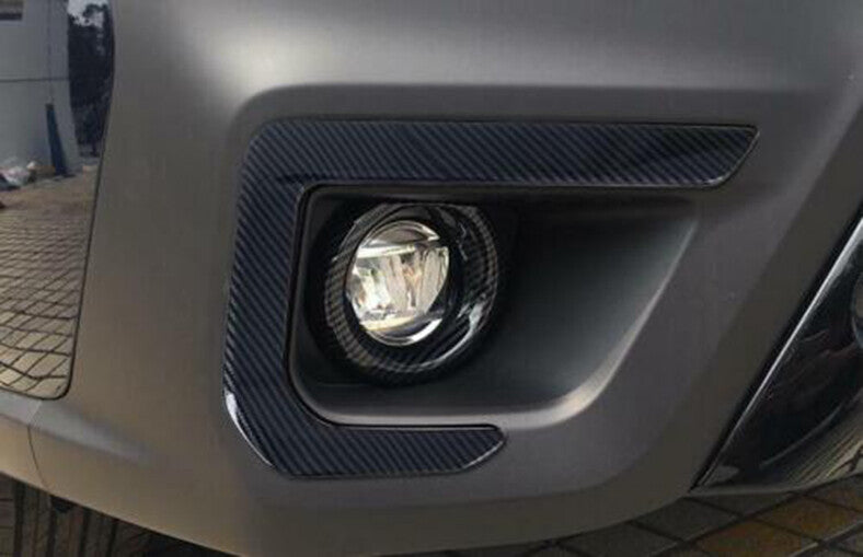 for Subaru Outback 2020-23 carbon fiber Front Fog Light Lamp Eyebrow Cover Trim