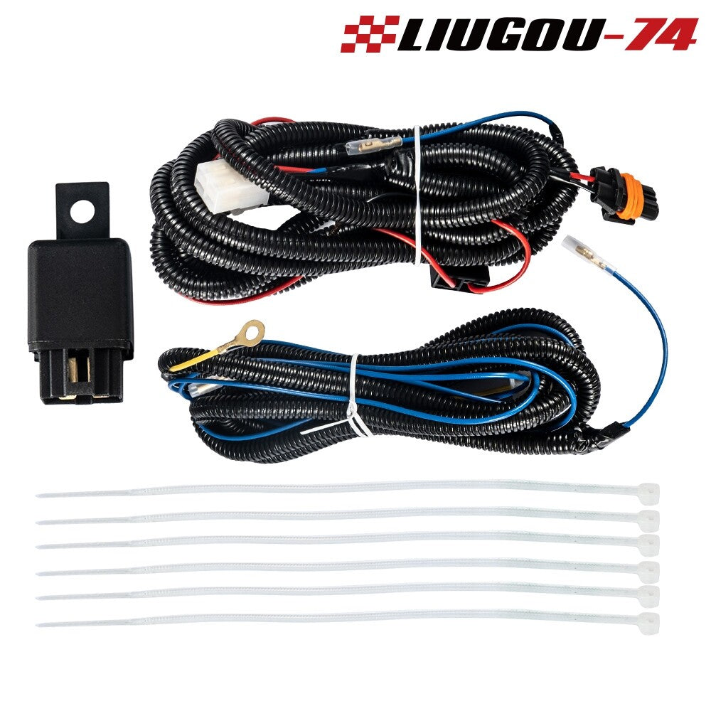 Suitable for 2011-2016 F250-F550 package with left and right driving fog lights, wiring, and baffle- v