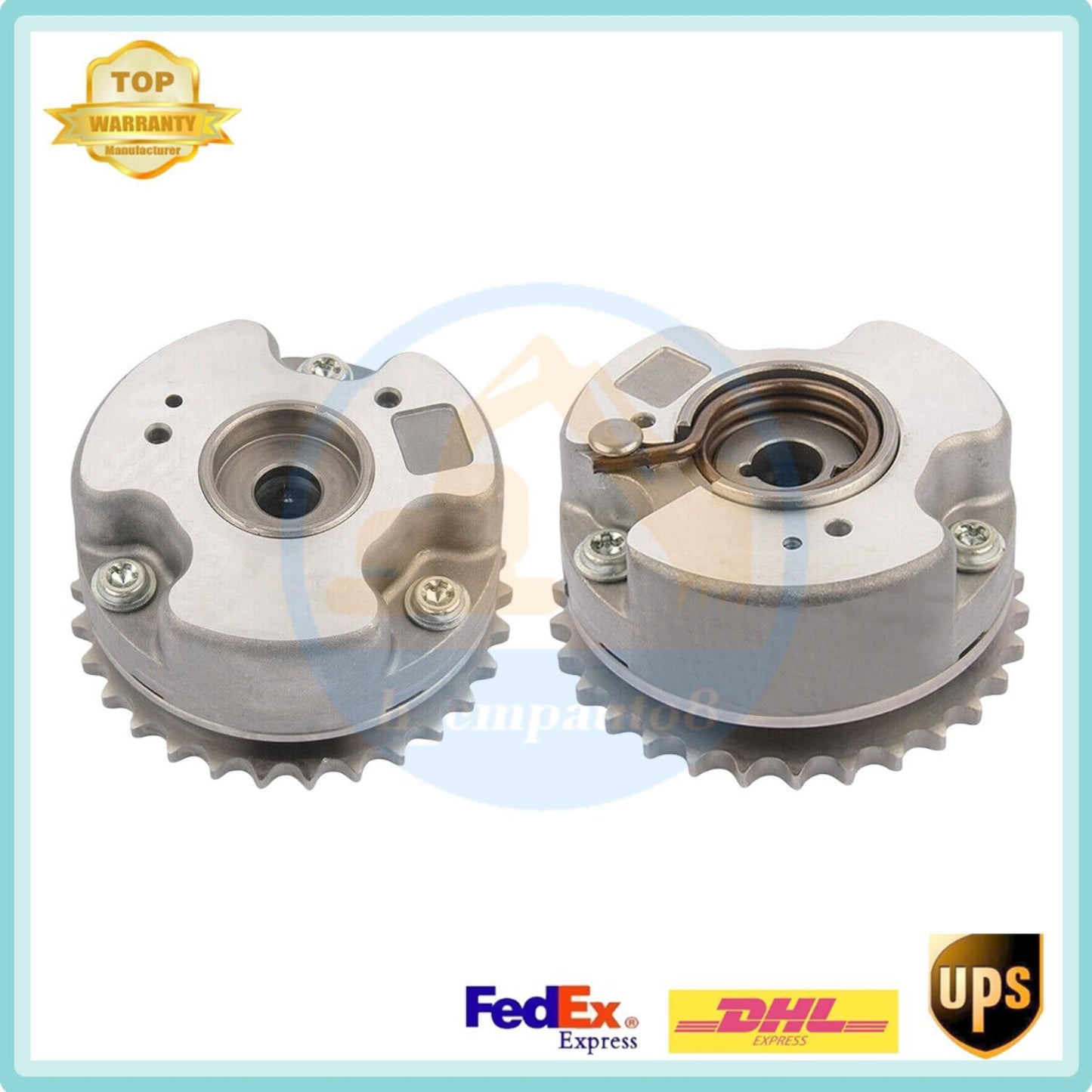 2X Camshaft Timing Adjuster Fit for Audi for A8 RS7 S6 S7 S8 4.0L 06E109083N 06E109084N