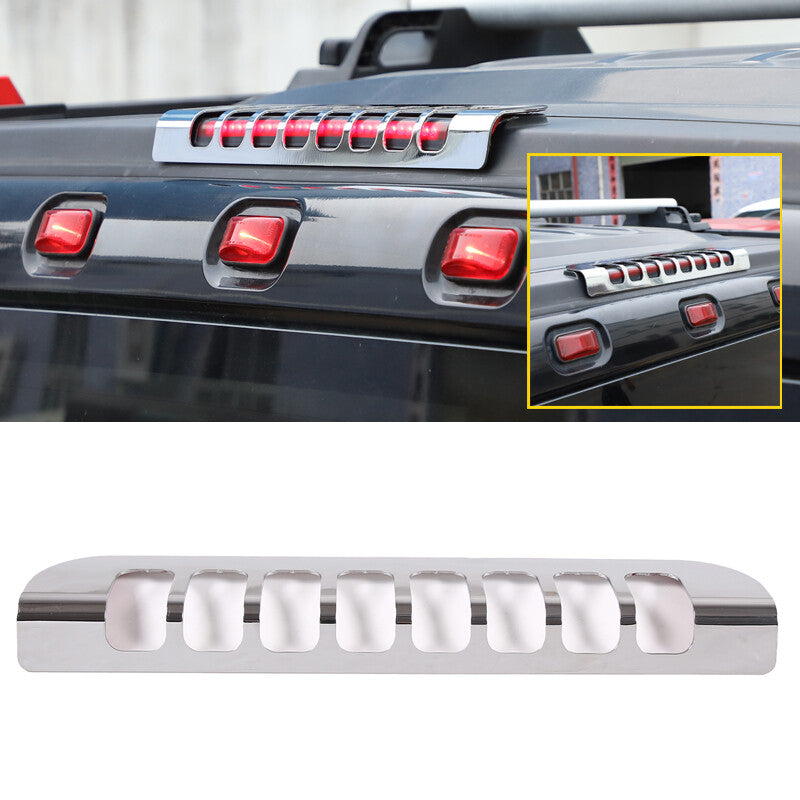 for 2003 - 2009 for Hummer H2 License Plate Bazel Background Cover Accent Trim 3 Pieces - v