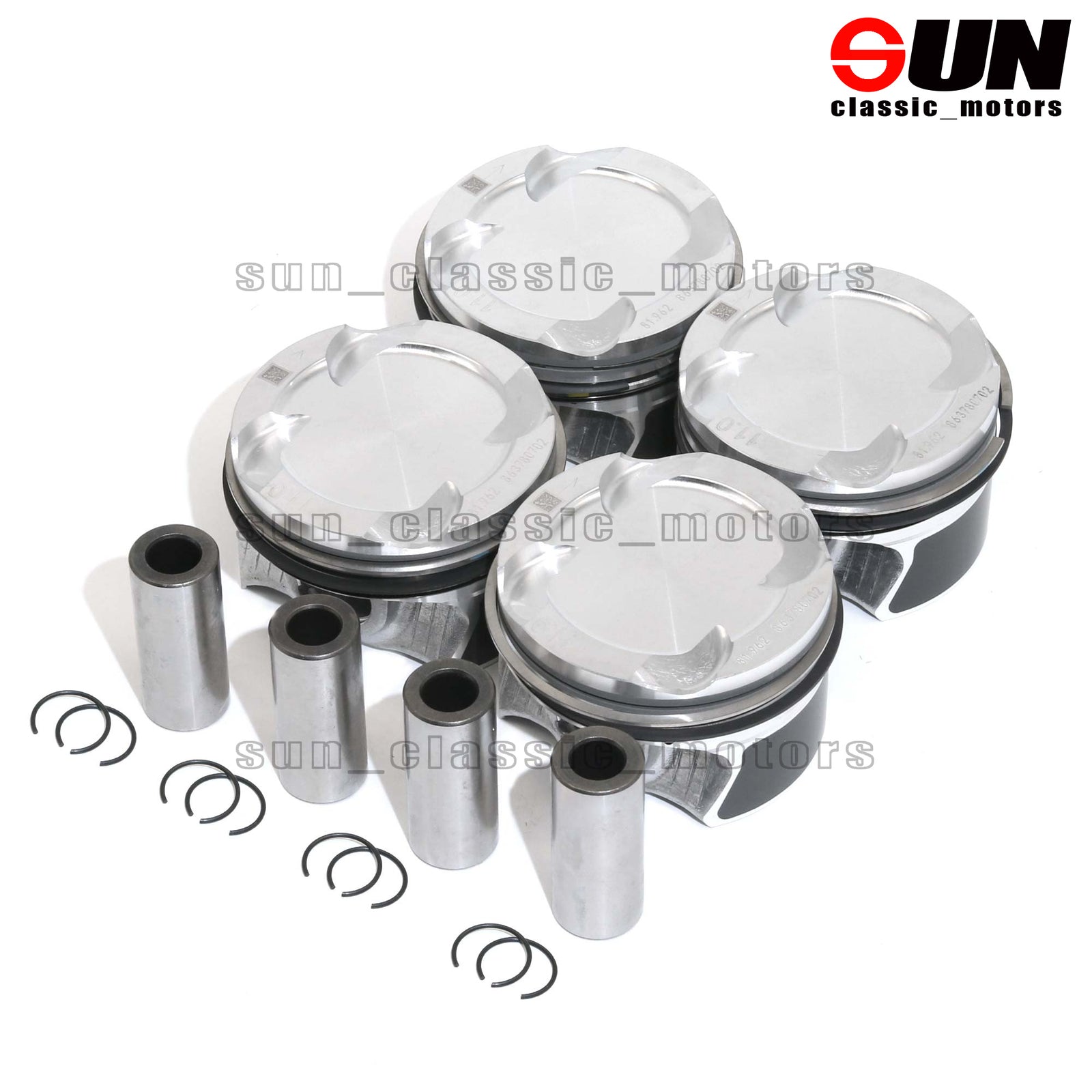 Piston and ring set CR 11:1 for B48B20A 320i, for Mini Cooper S, F30, F56, G20, G30-