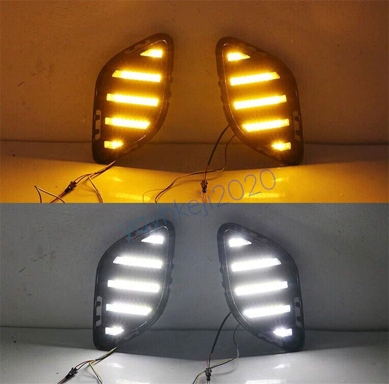 Daytime Running Light for Buick Envision 2021 2022 2023 LED Fog Lamp Turn signal n