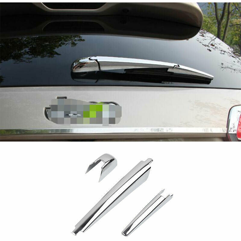 ABS Chrome Rear Window Rain Wiper Cover Trim for Jeep Grand Cherokee 2014-2020