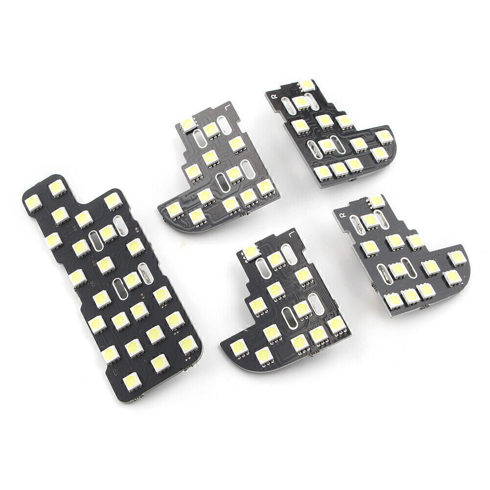 5x Bright White Car Interior Dome Map Reading Lights Kit for Honda Odyssey 05-08