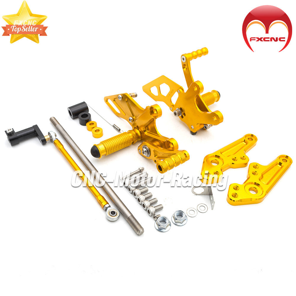 CNC geared foot spikes, footstools, and pedals suitable for Honda Monkey Z125 bicycles (2018-2023).