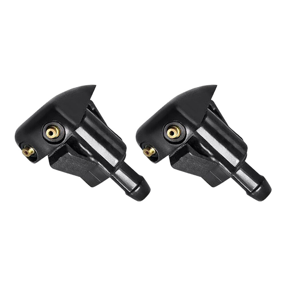 2Pcs Fit For LandCruiser 85381-60120 Windshield Washer Nozzle Black Replacement Q
