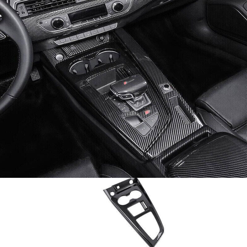 1PCS for Audi A4 A5 S5 RS5 2020-2023 Shift Panel Carbon ABS Center Console Gear n