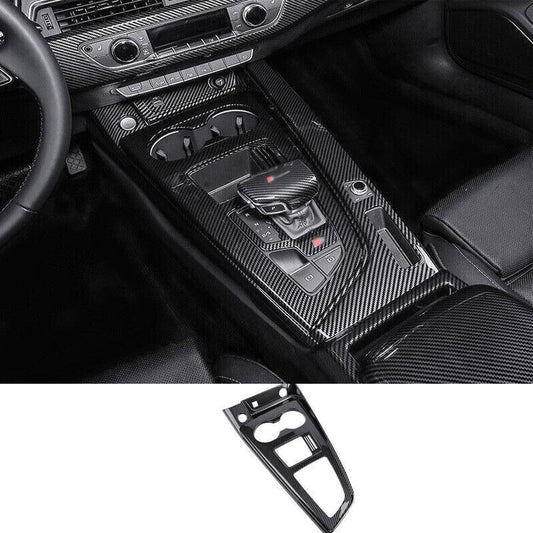 1PCS for Audi A4 A5 S5 RS5 2020-2023 Shift Panel Carbon ABS Center Console Gear n