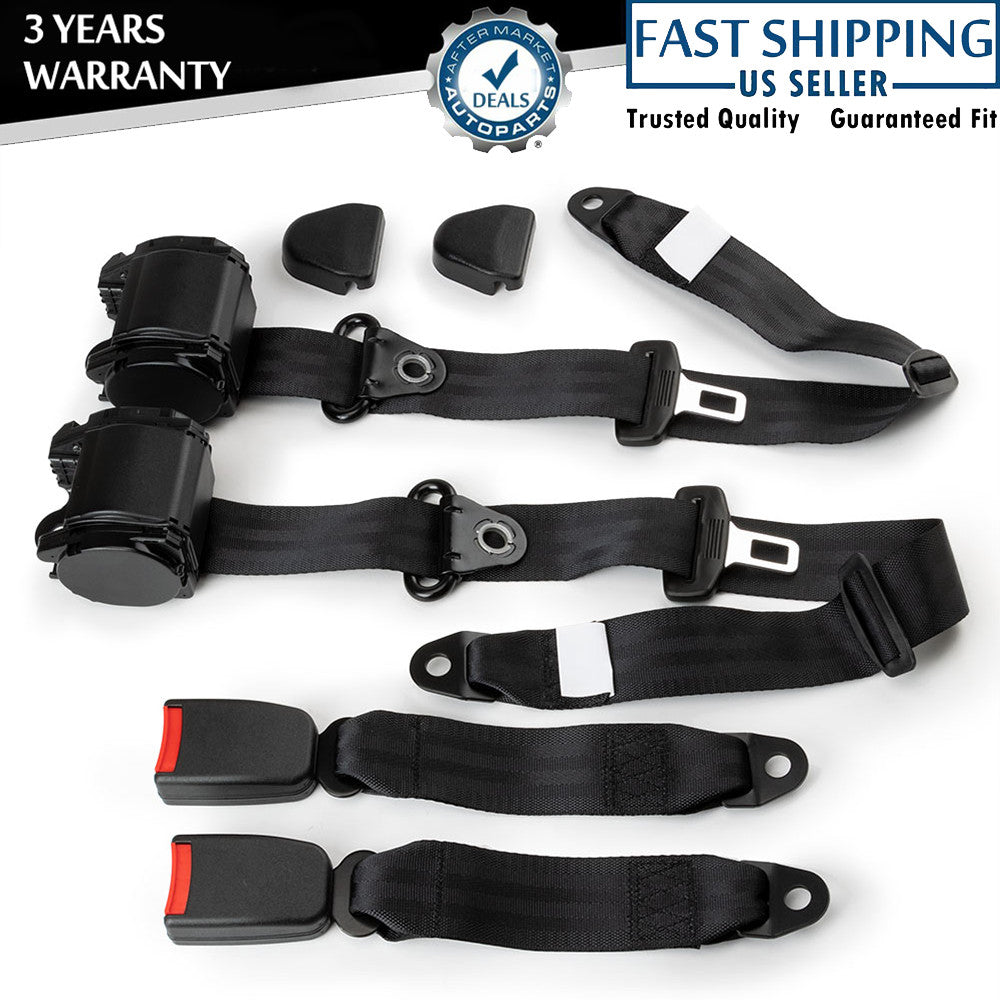 629441 For Bus Truck Car 3 Point for Seat Belt Lap Safety Seatbelt Set Q