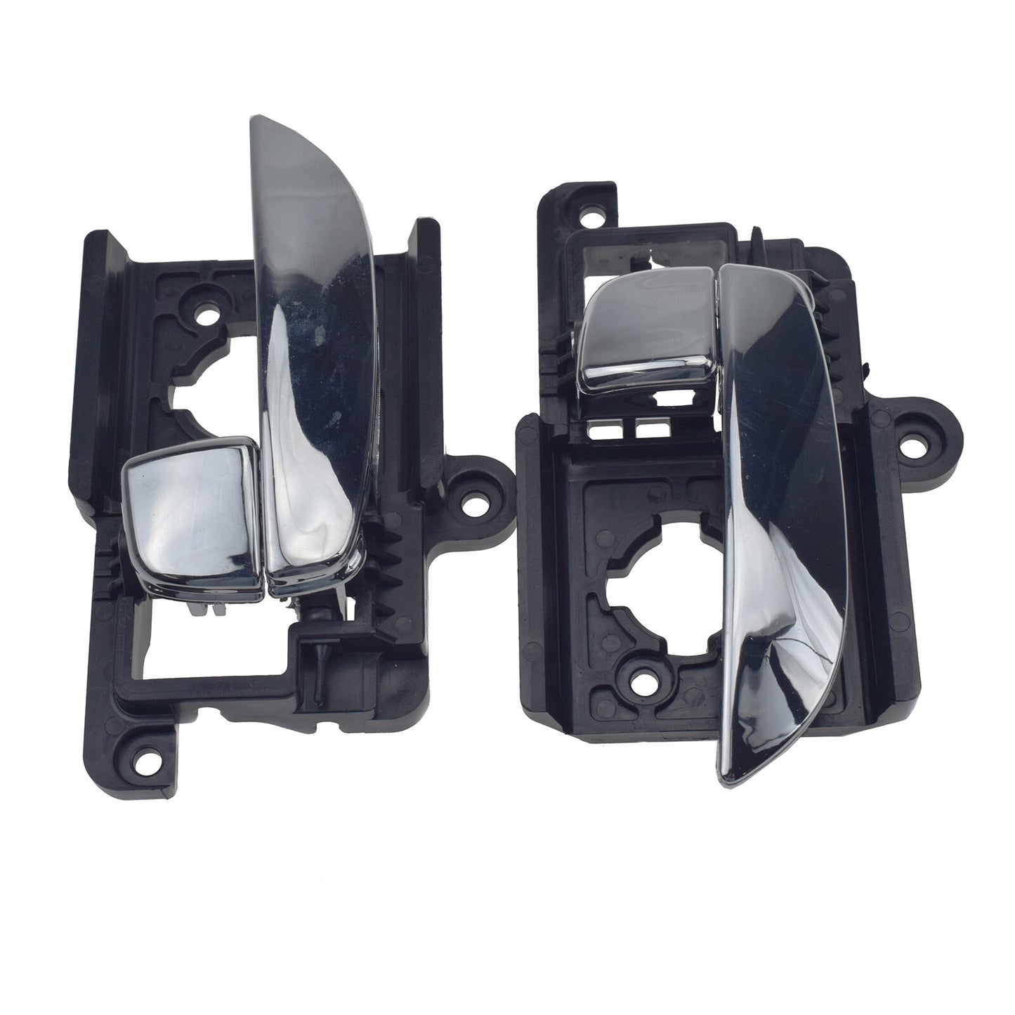 A pair of chrome inner door handles suitable for Elantra Sedan 2009-2010 brand new- v