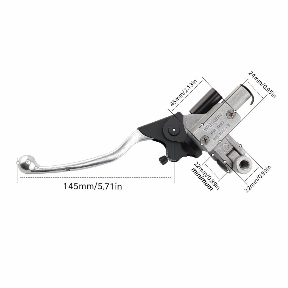 Handle Clutch Pump Lever Master Cylinder Hydraulic 7/8 For Husqvarna FE350/450 Q