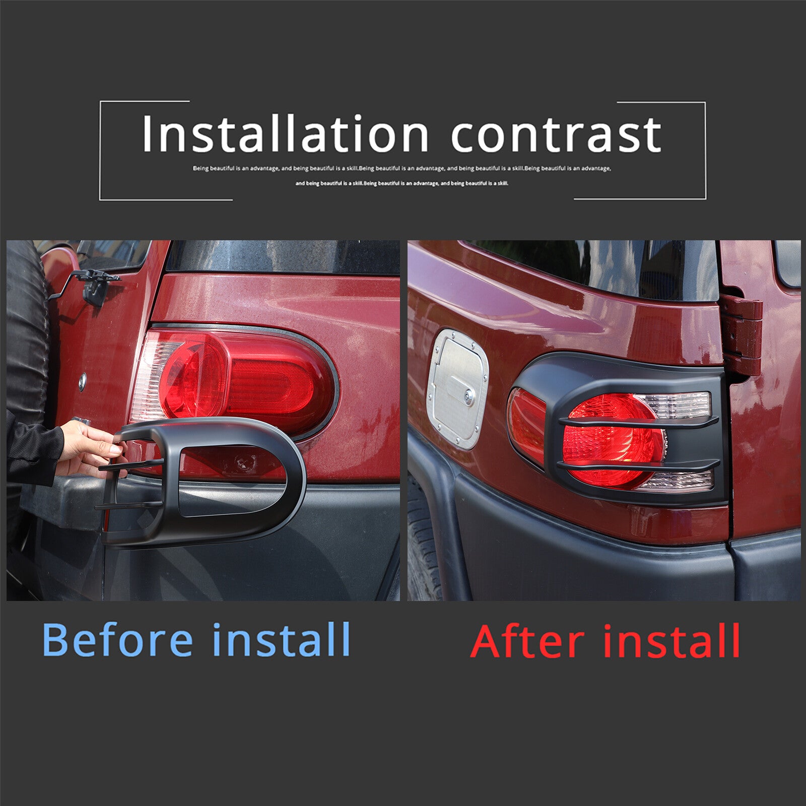 Matte Black Protective Cover Trim Body Door Handle Bowl for 2014 - 19 for Corvette C7- v