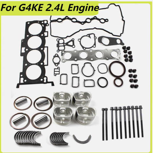 G4KE 2.4L Engine Overhaul Rebuild Kit Crankshaft Con Rods Timing Kit for Hyundai n