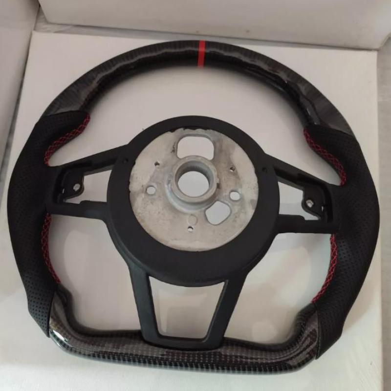 True carbon fiber racing steering wheel frame for Audi R8 TT TTRS TTS
