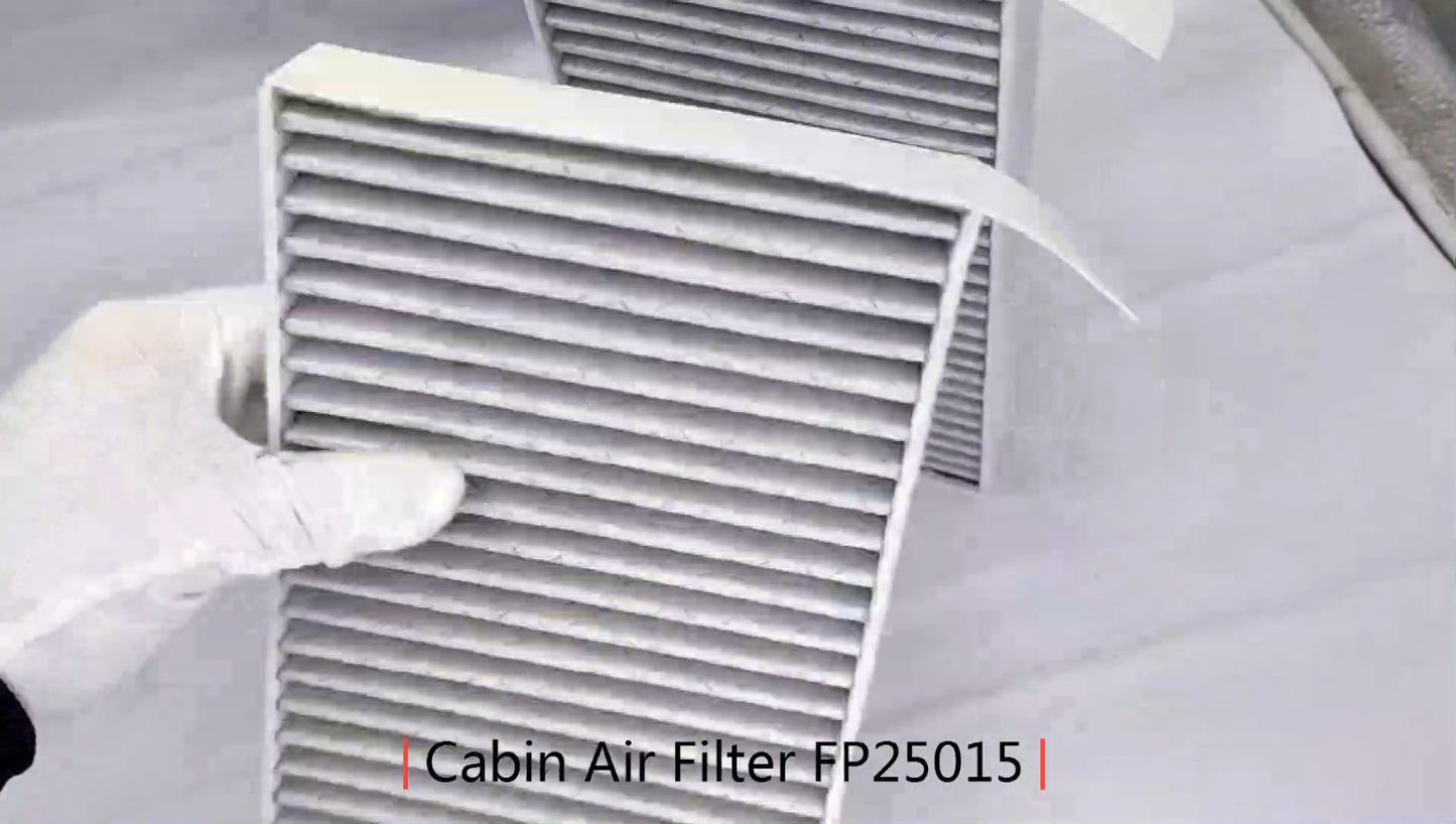 One FP25015 cabin air filter set is suitable for Tesla Model 3 2018- for Model Y 2021-110768100A Q