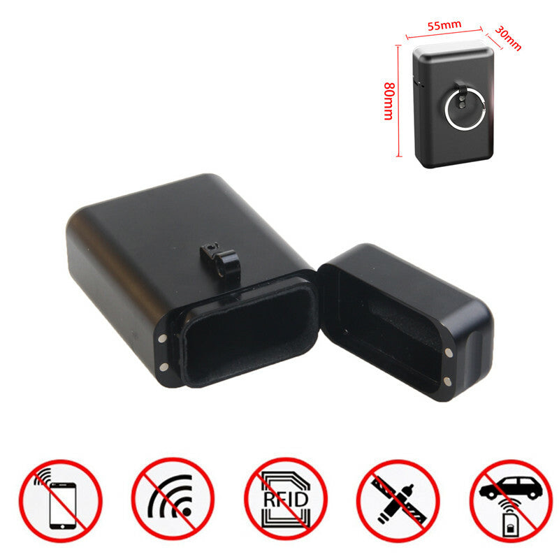 1pc Car Key Fob Signal Blocker Box Faraday Keyless Entry Pouch Guard RFID Bag