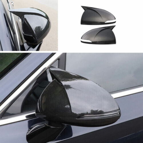 for Hyundai Sonata 2020-2023 Carbon Fiber OxHorn Rear View Mirror Cover Trim New