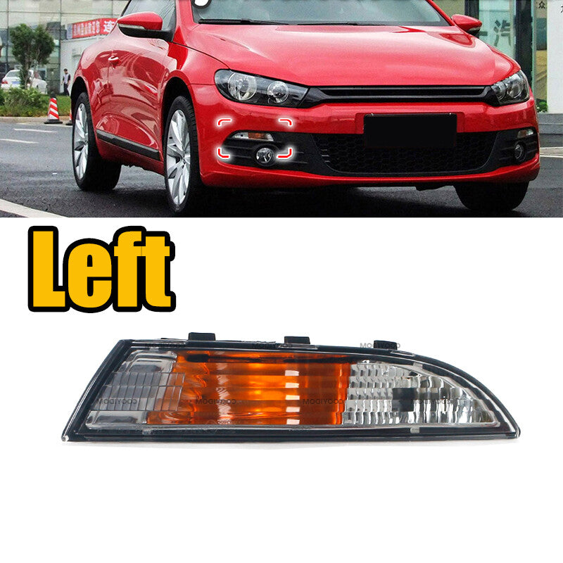 Left Front Bumper Turn Signal Lamp for Volkswagen Scirocco 2009-2014