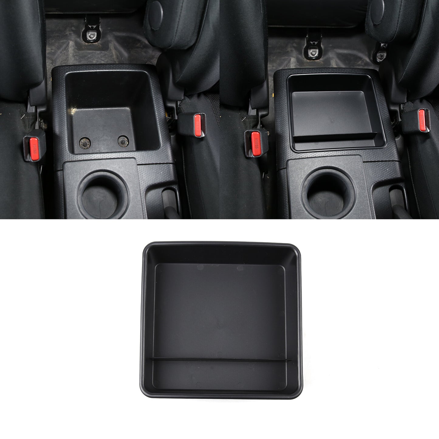 4-Pack Red Alloy A/C Finger Ring for Tundra/Sequoia 2007-2013- v