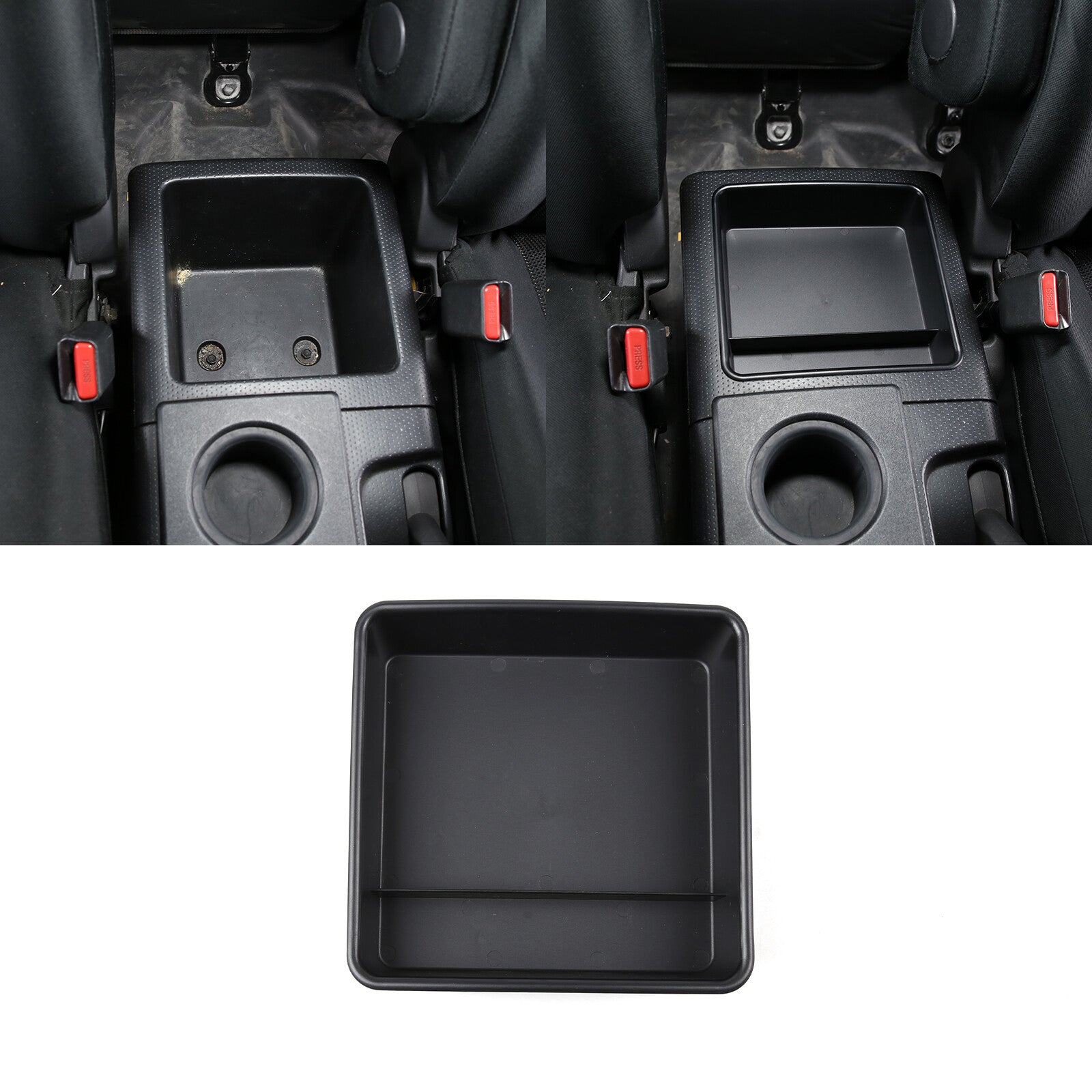 4-Pack Red Alloy A/C Finger Ring for Tundra/Sequoia 2007-2013- v