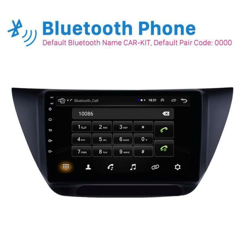 Car Android 8.1 9 2Din Radio stereo Player For 2006-10 for Mitsubishi lancer ix