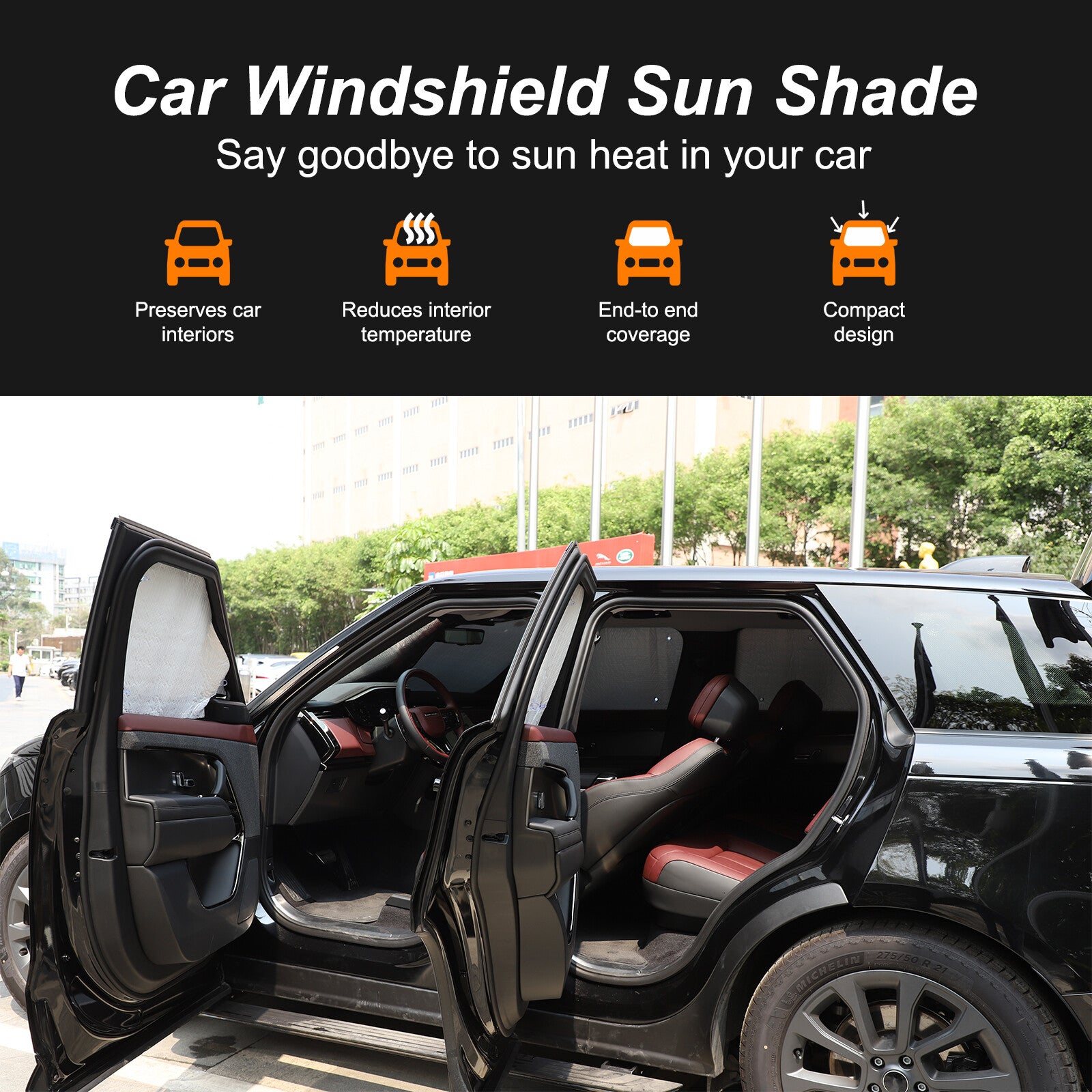 Suitable for Land Rover for Range Rover Sport 23-24 car full window sunshade/sun visor.