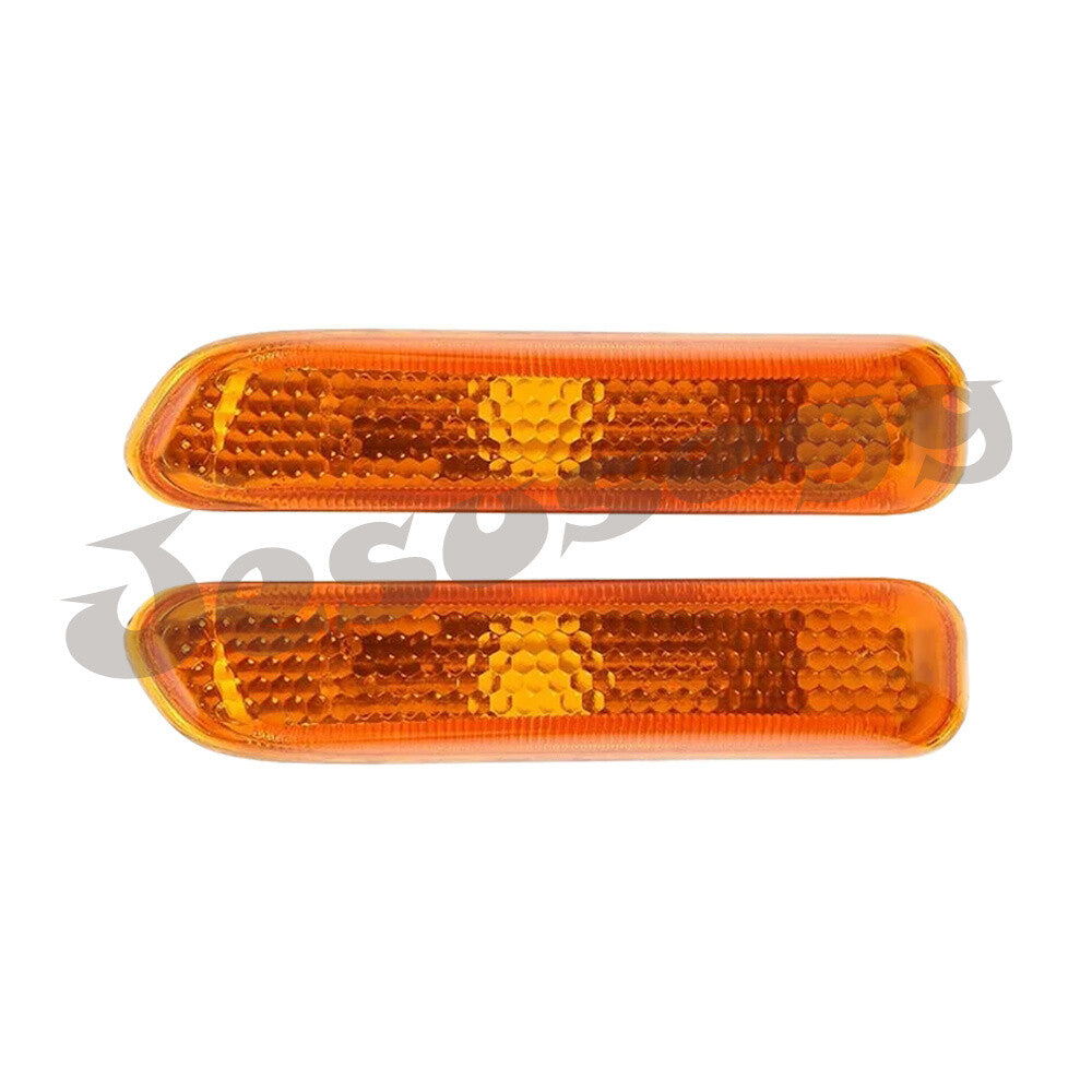 For 1998-06 for BMW E46 Coupe Yellow Sequential LED Side Marker Indicator Light Cap