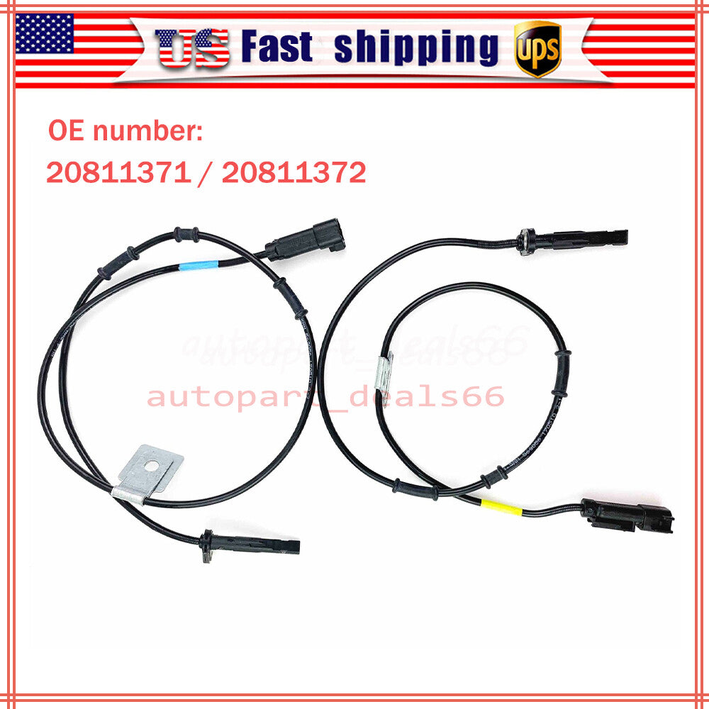 2Pcs Front Left & Right ABS Wheel Speed Sensor for Chevrolet Terrain for GMC 2010-17