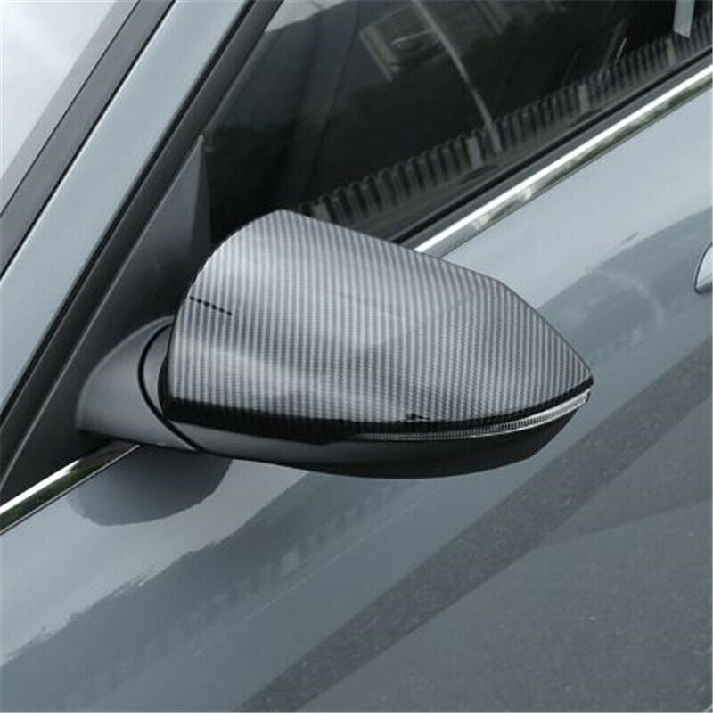 Carbon Fiber 2X Side Rearview Mirror Cover Trim for Hyundai for Elantra 2021 2022