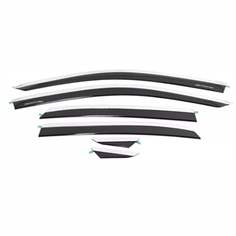 for Lexus NX250 350H 450h 2022-2024 Window Visor Vent Sun Rain Guard W/chrome 6P