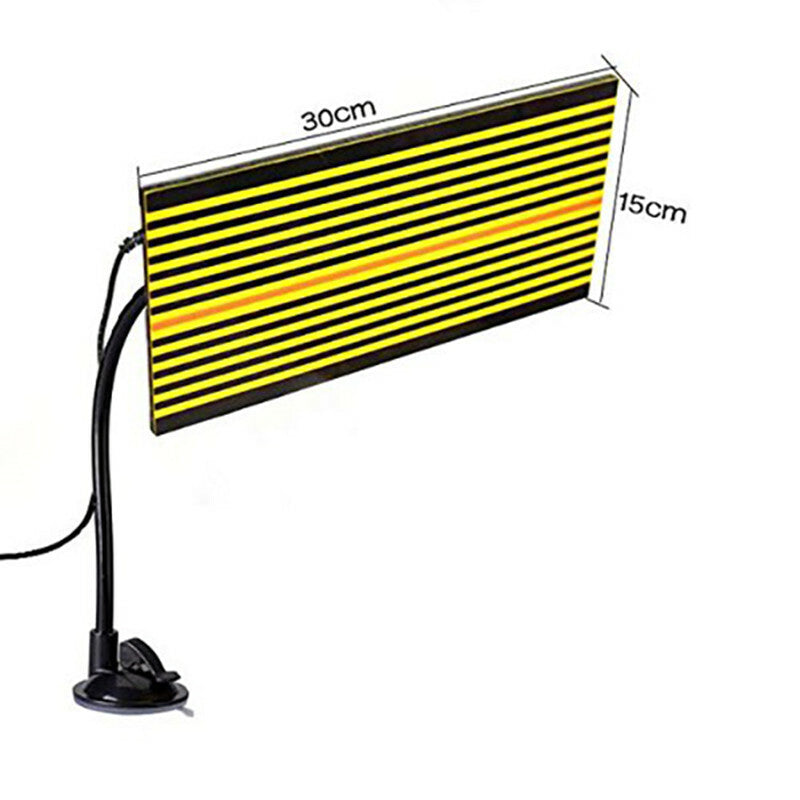 30x15cm Car Body Dent Led Lamp Reflector Light Line Board USB Plug Detect Tool