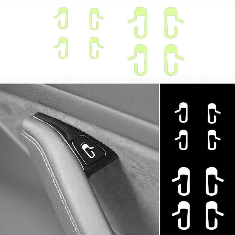 Fit for Tesla Model 3 Car Door Open Exit Sticker Decal Open Button Reminder New Q