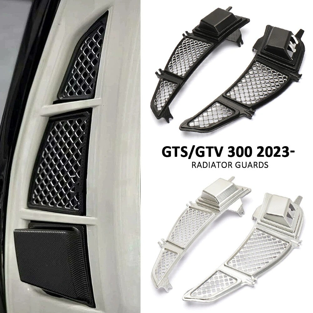 For Vespa GTS300 GTV300 2023 2024 Radiator Guard Cover Protector Left Right Kit