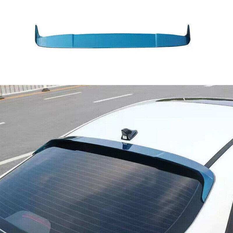 for Hyundai for Elantra 2021-2023 Glossy Blue Roof Spoiler Tail Lip Wing Bar 1PCS