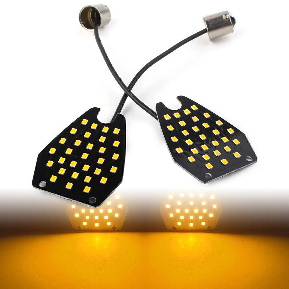 Rear 30SMD LED Turn Signal Indicator Light 1156 for Honda CBR1000RR 04-07 Yellow