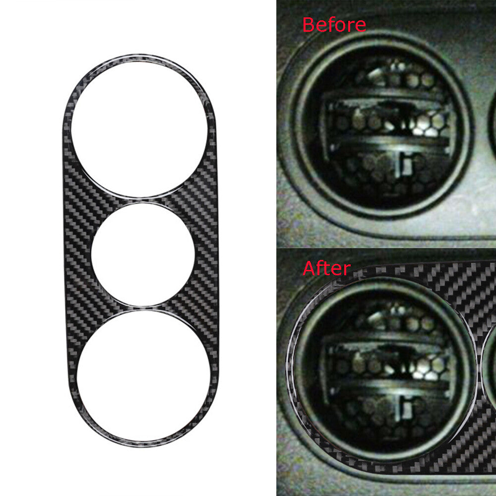 Carbon Fiber Interior Rear Door Handle Cover Trim for Hyundai Azera 2006-2011 v