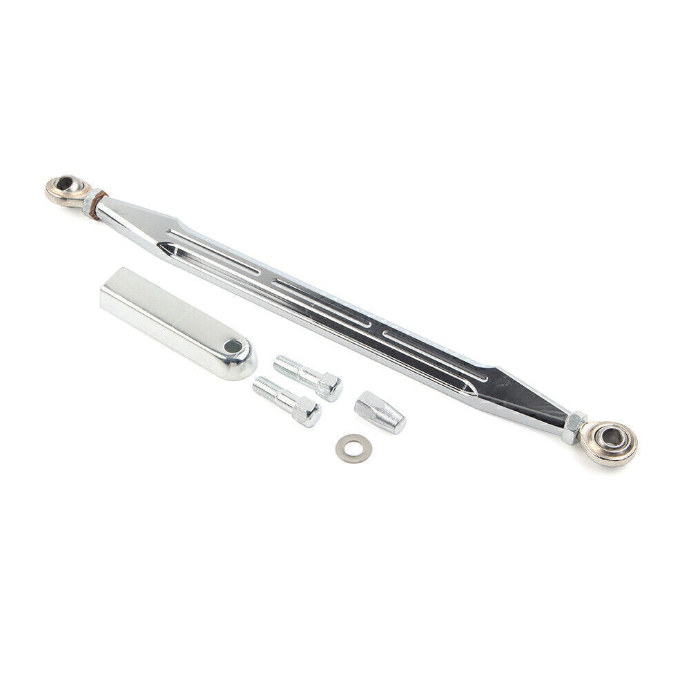 Gear CNC Shift Linkage Shifter Link Rod Fit for Harley Touring Motorcycle Silver