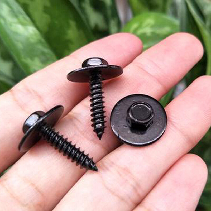 100X/Set Body Mudguard Screws Washing Machine Kit Fastener Clip OE:07 147129160- n