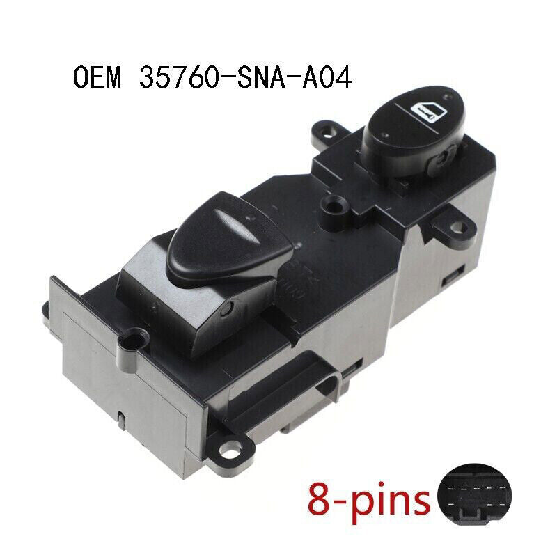 for Honda for Civic 2006-2012 Front Right Power Window Control Switch 35760-SNA-A04