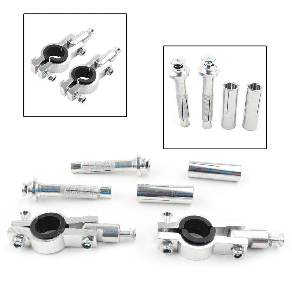 Motorcycle Handlebar 22mm / 28mm Hand Guard Mounting Bracket Accessories Q