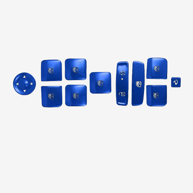 for Honda for Civic 2022 2023 blue Accessories Car Window Lift Button Switch Trim