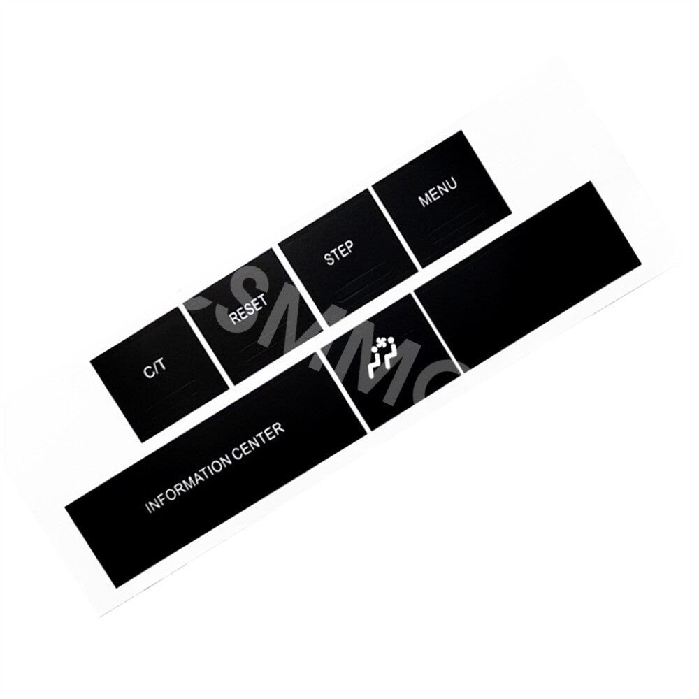 Car Center Console Button Repair Decals Trim Fit For 2005-2009 for Jeep Commander Q