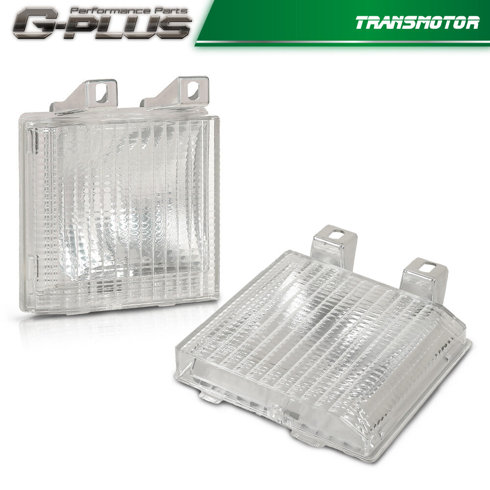 One pair of turn signal corner side marker lights fits for GMC pickup trucks - v