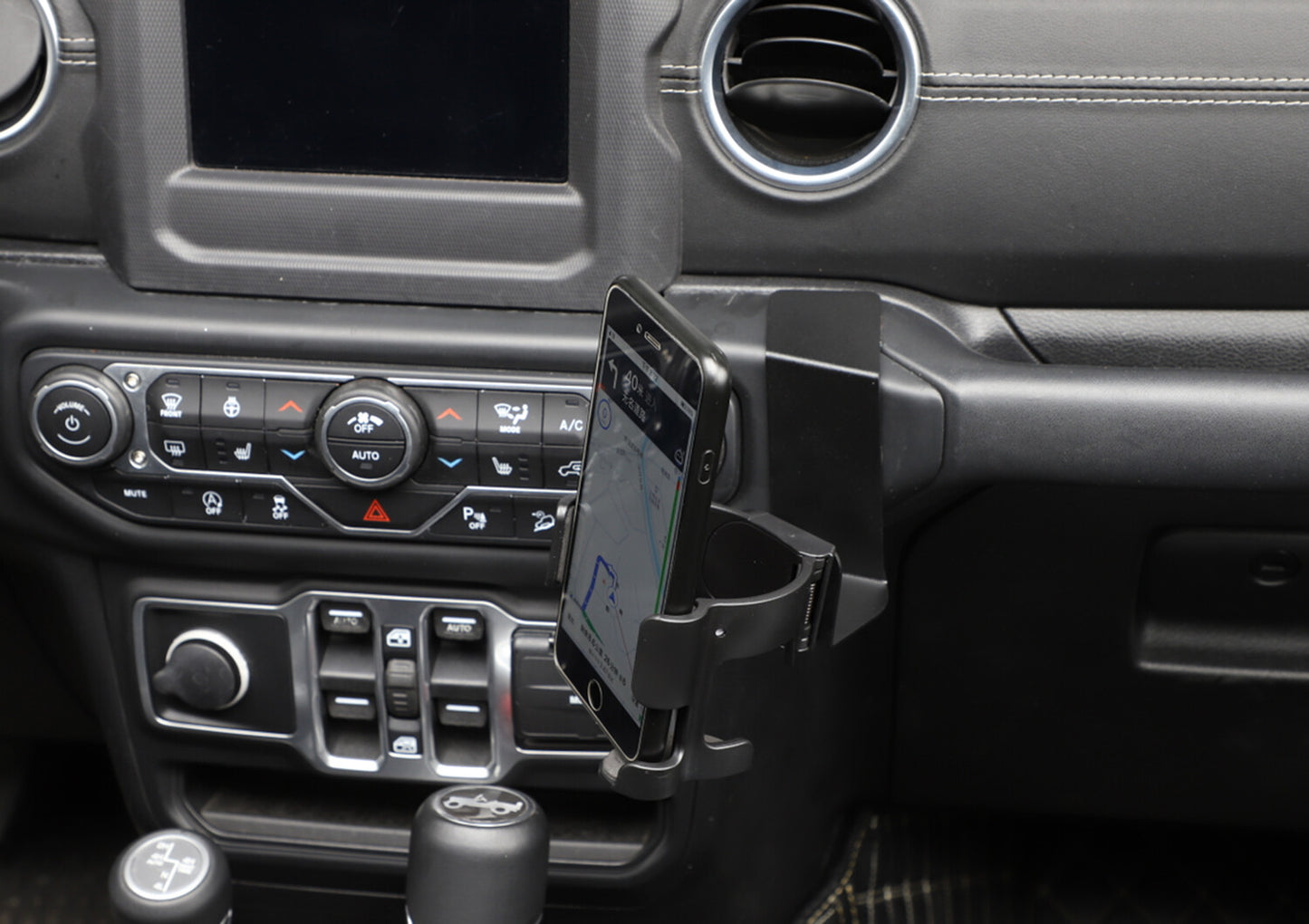Multifunction Water Cup Phone Holder Mount for Jeep for Wrangler JL 2018-2021 2022