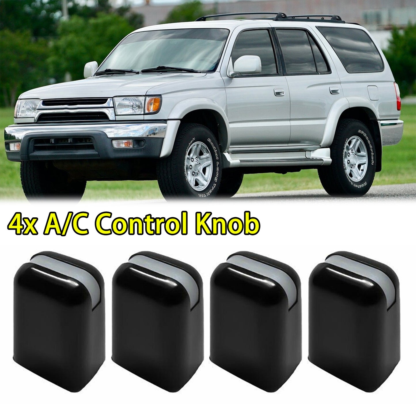 4x Car AC Heater Climate Control Knobs for Toyota Pickup Truck 4Runner 1984-2002 Q