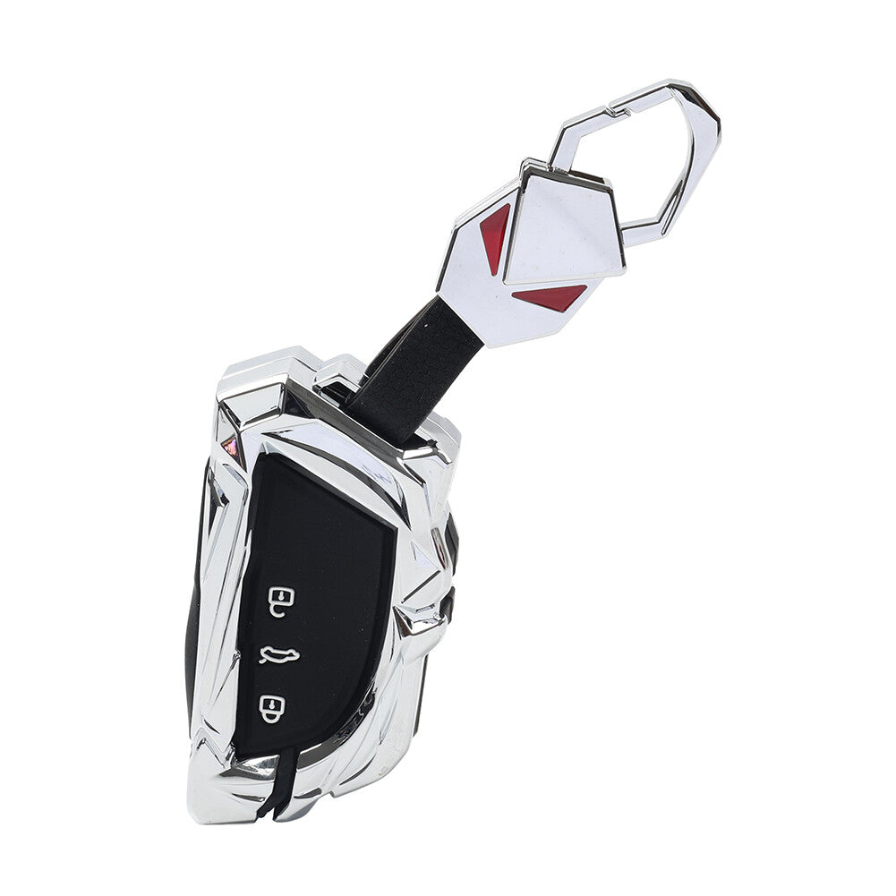 3 Button Key Shell Cover Fob Silver for VW Polo ID.3 Atlas for Seat Leon for Cupra Born