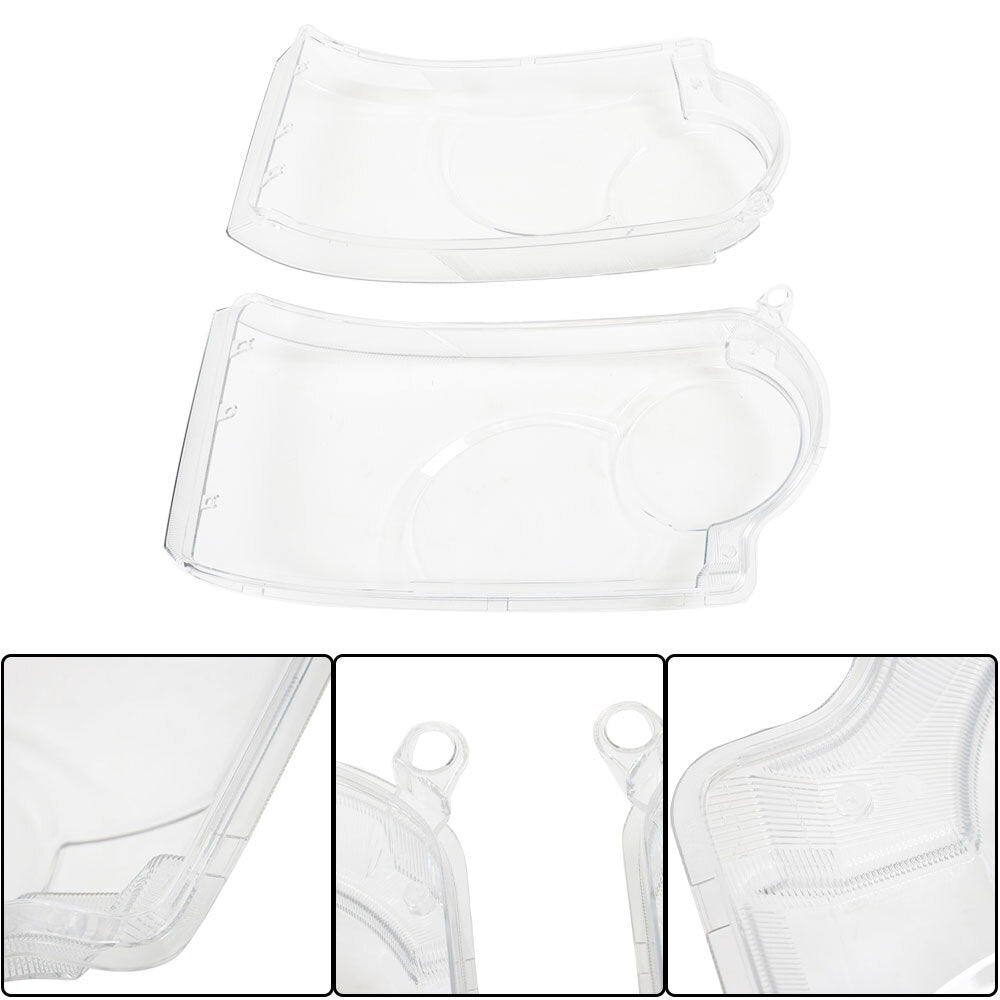 A pair of headlight lens covers for the 2006-09 for Land Rover for Range Rover non-Sport model. n